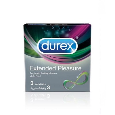Durex Extended Pleasure Condoms 3 Ct